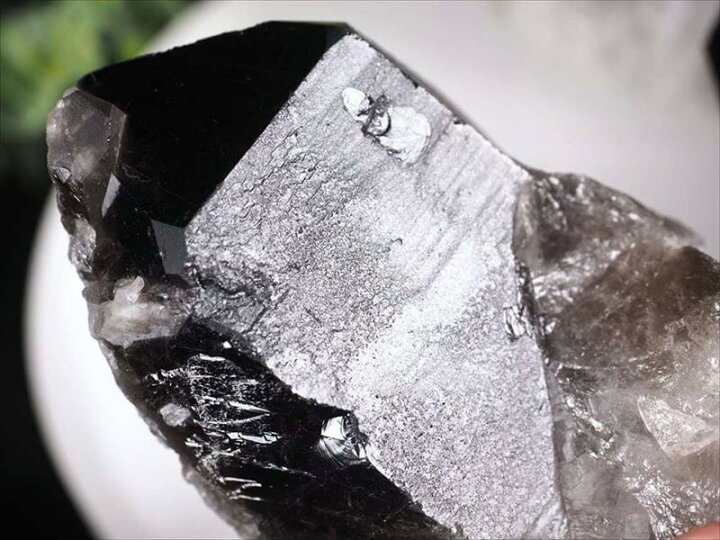 楽天市場】圧倒的支持!【天然 黒水晶 (モリオン) クラスター原石】1個 