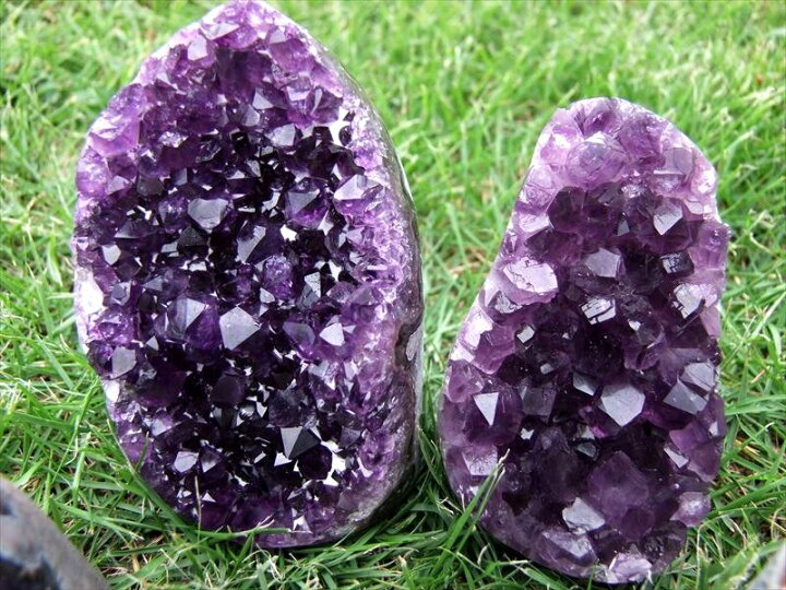 楽天市場】4A【アメジスト（紫水晶）クラスター スタンドタイプ】【重  