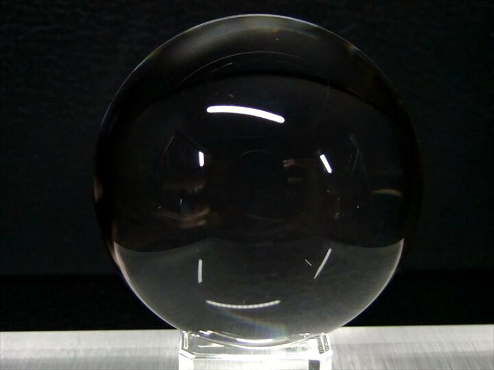 楽天市場】完全透明【無垢水晶 丸玉】重さ 196.5g 直径52mm 極上の透明 