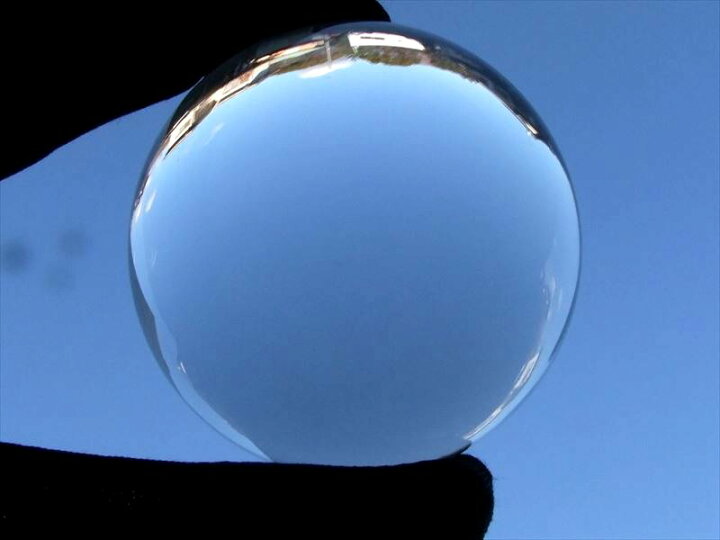 楽天市場】完全透明【無垢水晶 丸玉】重さ 196.5g 直径52mm 極上の透明 