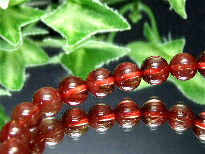 楽天市場】○5A【レッドアンデシン ブレスレット】7mm-7.5mm×27珠 全珠  