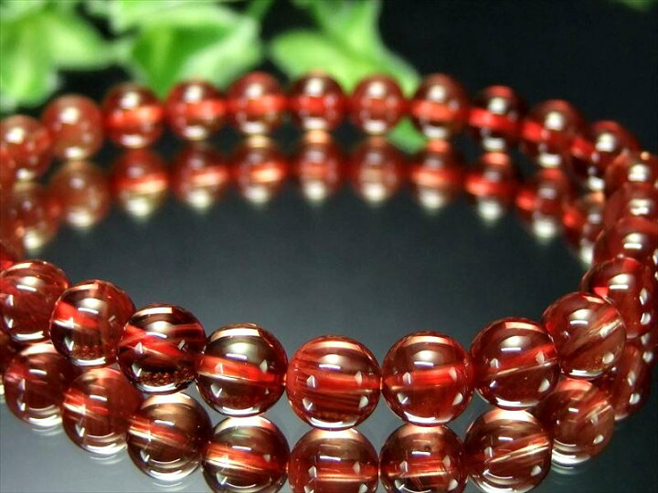 楽天市場】○5A【レッドアンデシン ブレスレット】7mm-7.5mm×27珠 全珠  