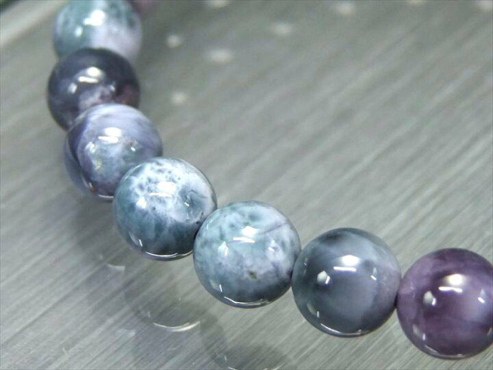 楽天市場】抜粋鑑別済み 4A【パープルラリマー ブレスレット】8.5mm×25 