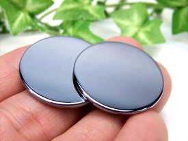 ●訳あり・僅かな欠けあり【テラヘルツ鉱石 コイン型プレート】直径約27mm 厚さ約1.5mm つやつや光沢で鏡のような表面 話題の 高純度 テラヘルツ 鉱石 2020年 検査機関にて検査済み【本物保証 返品保証】 パワーストーン 天然石