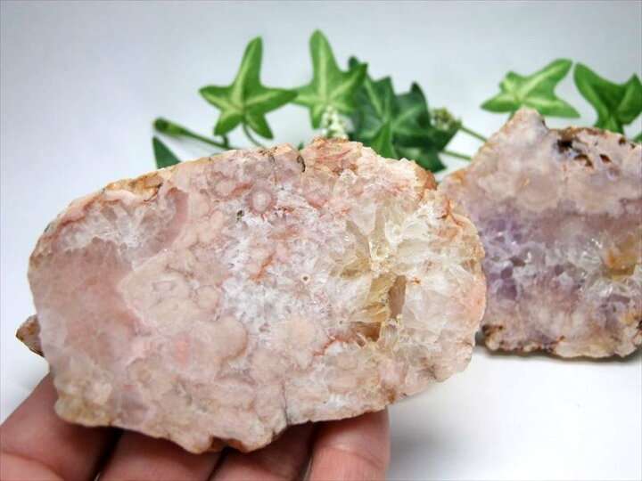 楽天市場】桜 フラワー結晶有り【さくらメノウ プレート原石】1個売り 