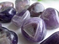 【アメジスト(紫水晶) タンブル 詰め合わせ】一袋約200g 約9-11個前後入り 愛の守護石 癒しと安らぎの石 …