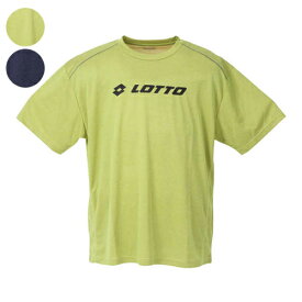 【大きいサイズ】杢DRYメッシュ半袖Tシャツ【LOTTO(ロット)】メンズ 3L/4L/5L/6L/8L ビッグサイズ