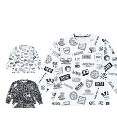 【大きいサイズ】グラフィックパターン長袖Tシャツ【SY32 by SWEET YEARS(エスワイサーティトゥバイスィートイヤーズ)】 メンズ 3L/4L/5L/6L ビッグサイズ
