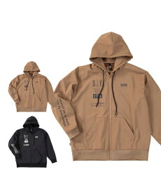 【大きいサイズ】3レイヤーフリースライニングフルジップパーカー【SY32 by SWEET YEARS(エスワイサーティトゥバイスィートイヤーズ)】 メンズ 3L/4L/5L/6L ビッグサイズ ラグラン袖