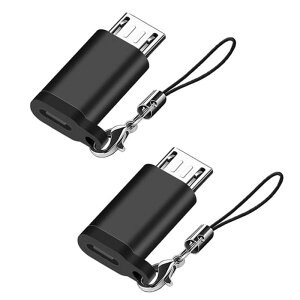 USB-C to Micro-USB ϊA_v^ 2 Xgbvt Type-C (X) to Micro USB (IX) ϊRlN^ }[dƃf[^ XperiaAGalaxyANexusȂǂɑΉ