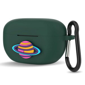 Geekria �V���R�� �J�o�[ �݊��� �J�o�[ �\�j�[ Sony WF-1000XM5 �Ή� True Wireless Earbuds �[�d�P�[�X�J�o�[ �O���J�o�[ �L�[�z���_�[�t�b�N�t�� �[�d�|�[�g�A�N�Z�X�\ (�Z���ΐF)