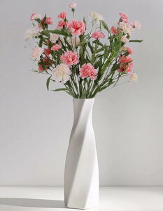 upFRAME 花瓶 陶器 白 フラワーベース おしゃれ 北欧 長い 大きい 小さい セラミック つや消し 陶器花瓶