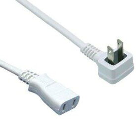 正和電工 高ワット用L型プラグ延長コード 1個口 2m 白 T-22PKL