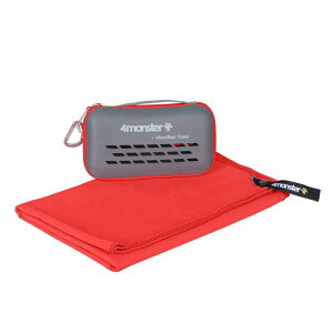 4Monster スポーツタオル アウトドア マイクロファイバー タオル コンパクト 速乾タオル ジムタオル フェイスタオル スイミングタオル 旅行 バスタオル