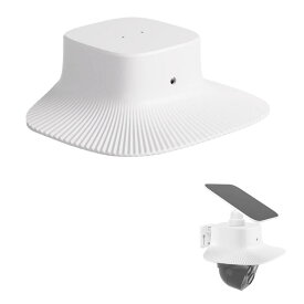 QUANTALY 保護カバー eufy S340用 カバー レインカバー S340 防水カバー セキュリティカメラカバ プラスチック製 防塵 雨よけ サンシールド 防紫外線 取り付け簡単 屋外用 ネジ付き For Eufy-SoloCam-S34