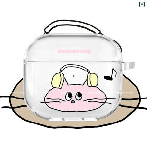 Cz@Bluetooth@RpNg emomoney * Jbv Cz EBXJ[ qL AirPods 4  ی P[X 3 Apple Jo[ 2 2 TPU  \tg P[X K