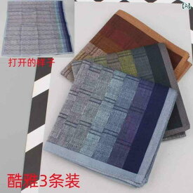 ハンカチ　ハンドタオル 紳士 風 綿 メンズ ハンカチ ファッション 昔ながらの 柔らかい 夏の 汗 拭き 携帯用 四角い タオル 薄手 布 ビジネス ギフト