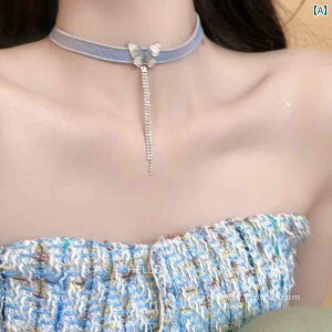 �l�b�N �X�g���b�v �A�N�Z�T���[ �u���[ �A�C�X �N���X�^�� �o�^�t���C ���U�[ ���[�v �`���[�J�[ �l�b�N �X�g���b�v �l�b�N���X �A�N�Z�T���[ �����p ���� ���� �`�F�[�� �f�R���[�V����