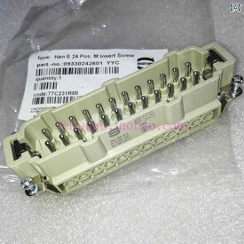 ゲルマニウム アクセアリー HARTING コネクタ 09330242601 男性 インサート 09330242701 女性 ピン HE 024 M / F Harting