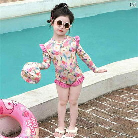 子供用 水着 ベビー ベビー 水着 女の子 リトル プリンセス 美しい 幼児用 ワンピース 長袖 日焼け防止 ビーチ スーツ 子供用