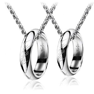 �l�b�N���X �y�A �X�e�����X �����F �_�u���T�[�N�� �����O �ϋv�� �t�@�b�V���� �A�N�Z�T���[ ������ �J�b�v���p �V���v�� ���_��