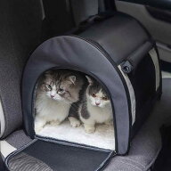 ペットキャリーバッグ レディース メンズ 多頭飼い 2匹用 猫用 犬用 鞄 キャリーケース リュック型 手提…