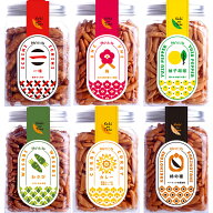 父の日　柿の種ギフトボックス　【送料無料】人気の6種類の柿の種ギフト　無料ギフトボックス　【お中元…