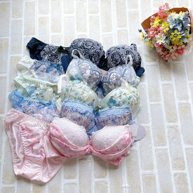 送料無料　福袋 大人可愛い　ブラショーツセット 5セット レディース インナー