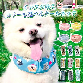 ◆暑さに負けるな！ 触れた瞬間ひんやり！夏を快適に過ごせる！◆クールネック 犬 保冷剤付 全犬種ネッククーラーペット用 クールネック 犬 クールスヌード 夏 首 熱中症対策 小中大型犬 涼しい ひんやりマット 猫 犬 クールマット 冷感マット