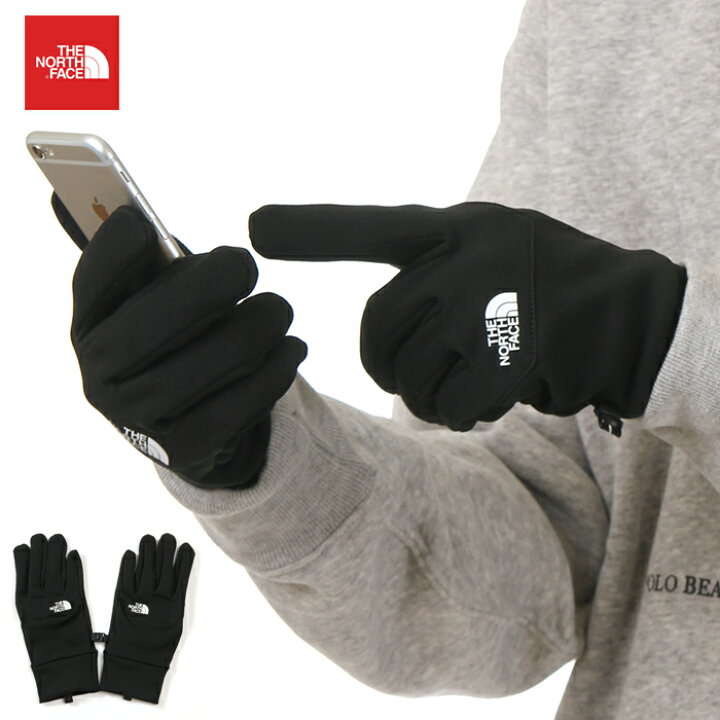 楽天市場 ノースフェイス 手袋 スマホ対応 メンズ レディース The North Face Etip Glove イーチップグローブ 防寒 軽量 薄手 スマートフォン対応 スマホ ブランド プレゼント 男性 女性 黒 ブラック ｓｐａｒｋ