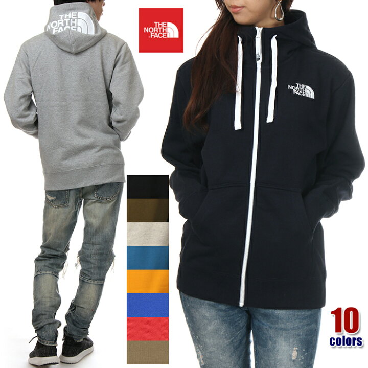 楽天市場 ノースフェイス パーカー メンズ レディース ジップパーカー The Northface Rearview Fullzip Hood リアビュー スウェット 無地 大きいサイズ ビッグシルエット ビッグサイズ ゆったり ブランド 裏起毛 プレゼント 男性 女性 S M L Xl グレー 黒 カーキ