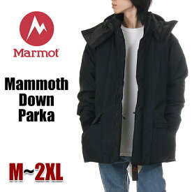 マーモット ダウン ジャケット メンズ レディース MARMOT ダウンジャケット Mammoth Down Parka マンモスダウンパーカ 防寒 保温 撥水 大きいサイズ アウター ファッション ブランド アウトドア 黒 M L XL 2XL TSFMD201
