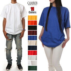 CAMBER キャンバー Tシャツ 301 ビッグTシャツ メンズ レディース マックスウェイト max weight 半袖 Tシャツ 厚手 大きいサイズ ヘビーウェイト ビッグ ビッグサイズ ビッグTシャツ 8オンス USAモデル ブランド 黒 白 紺 赤 青 ブラック グレー ホワイト ブルー ネイビー