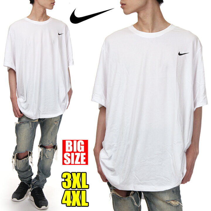 楽天市場 ナイキ Tシャツ メンズ レディース 大きいサイズ Usaモデル Nike 半袖 Tシャツ ブランド ロゴ ゆったり 大きめ ビッグシルエット ビッグt 特大 オーバーサイズ ヒップホップ ダンス 衣装 おしゃれ カジュアル 白 3xl 4xl Dj8497 ｓｐａｒｋ