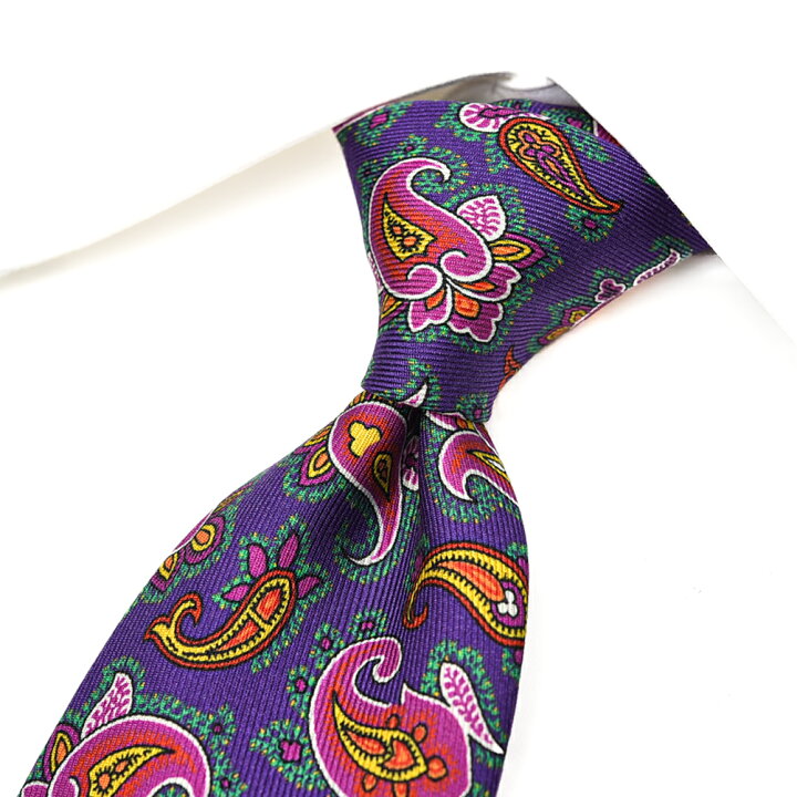 ETRO ペイズリー柄 ネクタイ パープル 楽天市場】エトロ ETRO ネクタイ 