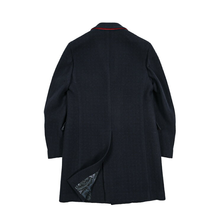 楽天市場】エトロ ETRO チェスターコート 3Bシングル ピークドラペル 