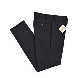 【半額以下】 ベルウィッチ BERWICH MORELLO モレロ スラックス ノータック パンツ 春夏 秋 3シーズン メンズ 高機能ストレッチ ビスコース ネイビー イタリア ブランド MADE IN ITALY