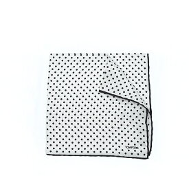 【クリアランス】【半額以下】 トムフォード TOM FORD ポケットチーフ メンズ シルク 100% ドット ホワイト イタリア ブランド MADE IN ITALY フォーマル パーティー 結婚式 ギフト プレゼント