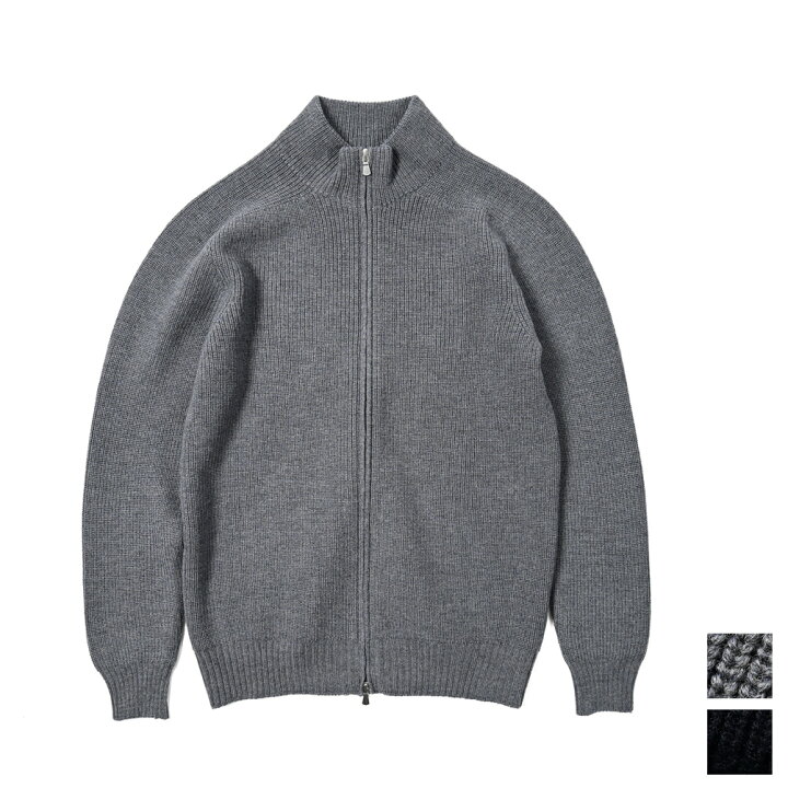 楽天市場】【SALE】 グランサッソ GRAN SASSO ニットブルゾン 