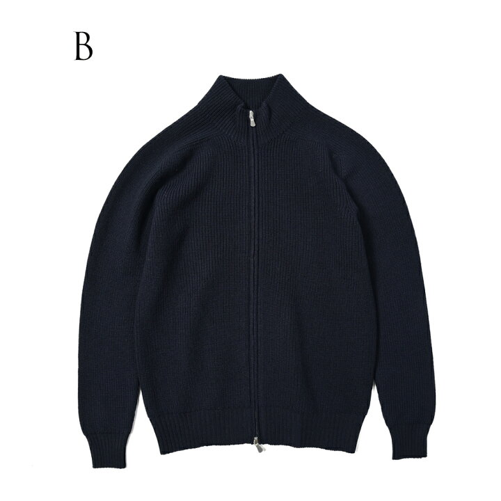 楽天市場】【SALE】 グランサッソ GRAN SASSO ニットブルゾン 
