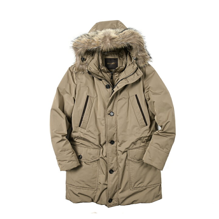 楽天市場】ムーレー MOORER BALDO リアルファー付き フーディーダウン  