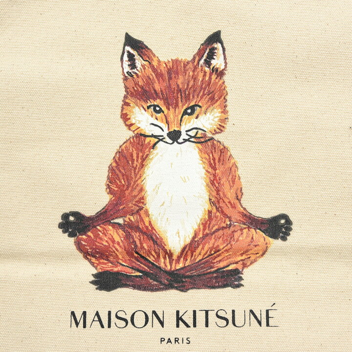 楽天市場】メゾンキツネ MAISON KITSUNE YOGA FOX E/W 横型トート 