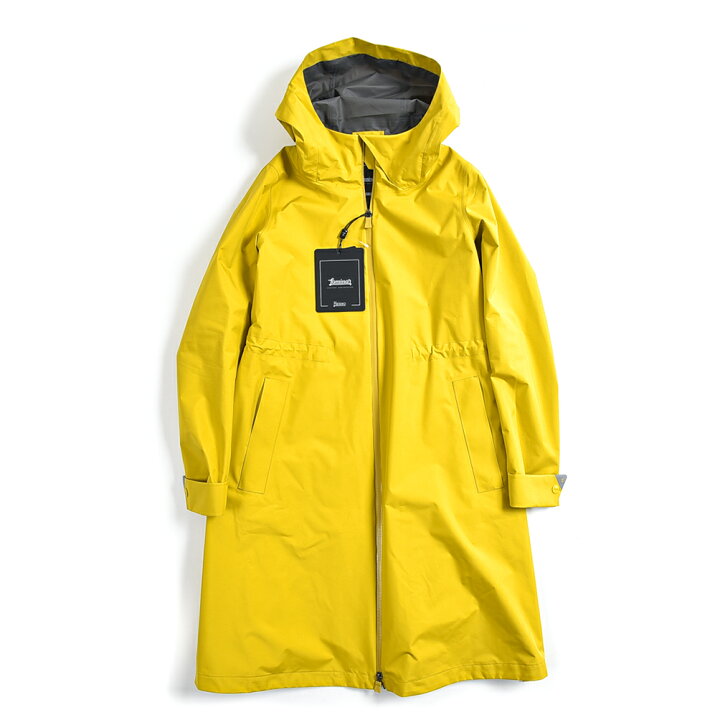 楽天市場 Sale ヘルノ Herno 22年 春夏新作 Laminar ラミナー 2layer Gore Tex Paclite Shell ゴアテックス 2レイヤー フーデッド ロングコート 春夏 レディース 撥水 防水 透湿 イエロー イタリア ブランド ライト アウター ガルダローバミラノ