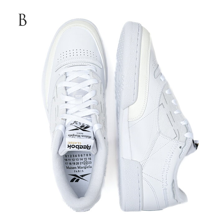 楽天市場】メゾン マルジェラ Maison Margiela MM x Reebok Club C  