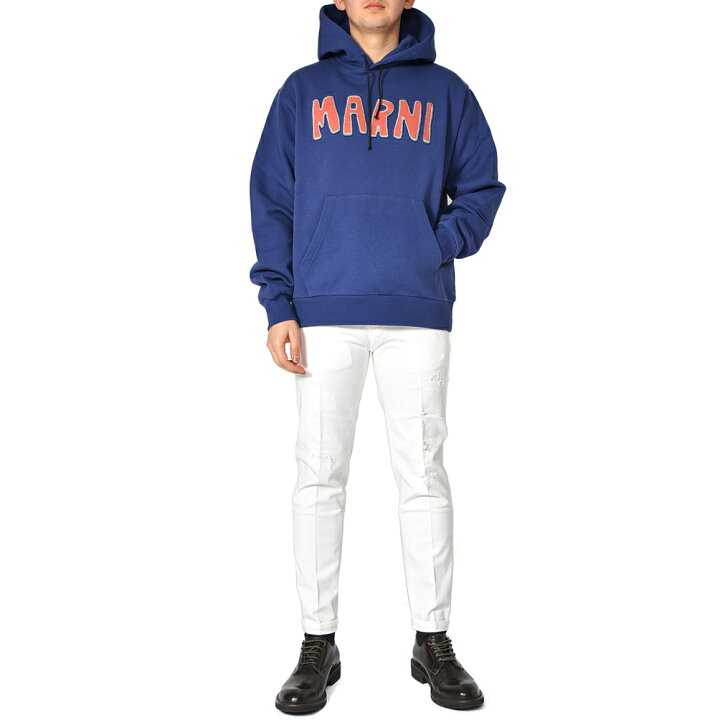 楽天市場】マルニ MARNI スウェットシャツ フーディーパーカー プル 