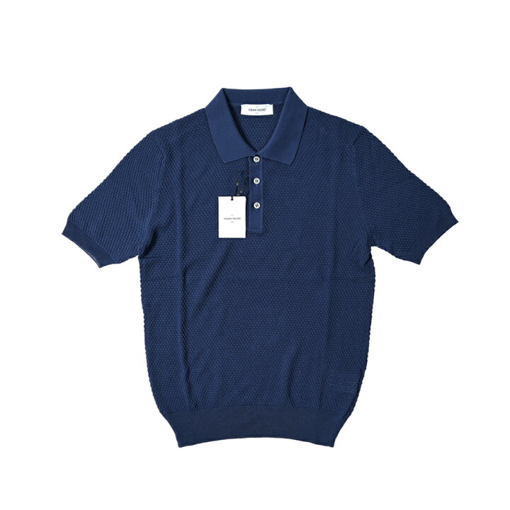 楽天市場】グランサッソ GRAN SASSO FRESH COTTON ニットポロシャツ 