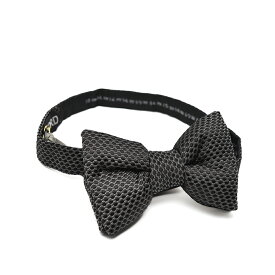 【半額以下】 トムフォード TOM FORD パピヨン 蝶ネクタイ ボウタイ メンズ シルク 100% 織柄 ブラック イタリア ブランド MADE IN ITALY フォーマル パーティー 結婚式 ギフト プレゼント