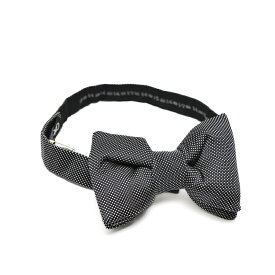 【半額以下】 トムフォード TOM FORD パピヨン 蝶ネクタイ ボウタイ メンズ シルク 100% ドット ブラック×ホワイト イタリア ブランド MADE IN ITALY フォーマル パーティー 結婚式 ギフト プレゼント