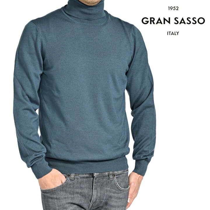 楽天市場】グランサッソ GRAN SASSO ニットセーター タートルネック 