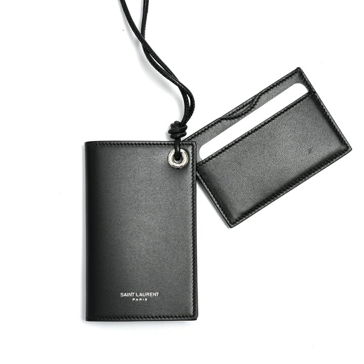 楽天市場】サンローラン SAINT LAURENT フリップカードケース ネック 